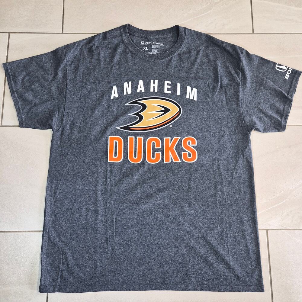 Anaheim Ducks Graphic Tee Dark Gray XL